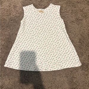 The Beaufort Bonnet Company White and Pink Casual Kids Dress